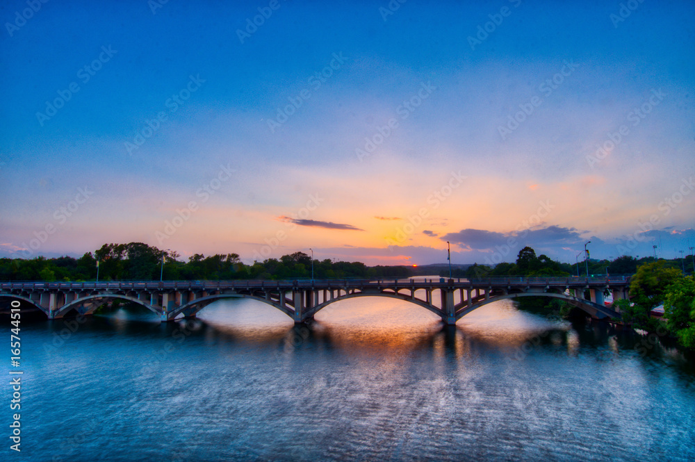 Naklejka premium Austin sunset 1