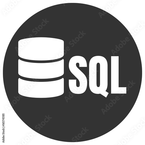 SQL Database Icon Logo Design UI or UX App