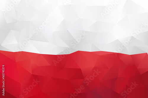 Polish Low Poly Flag