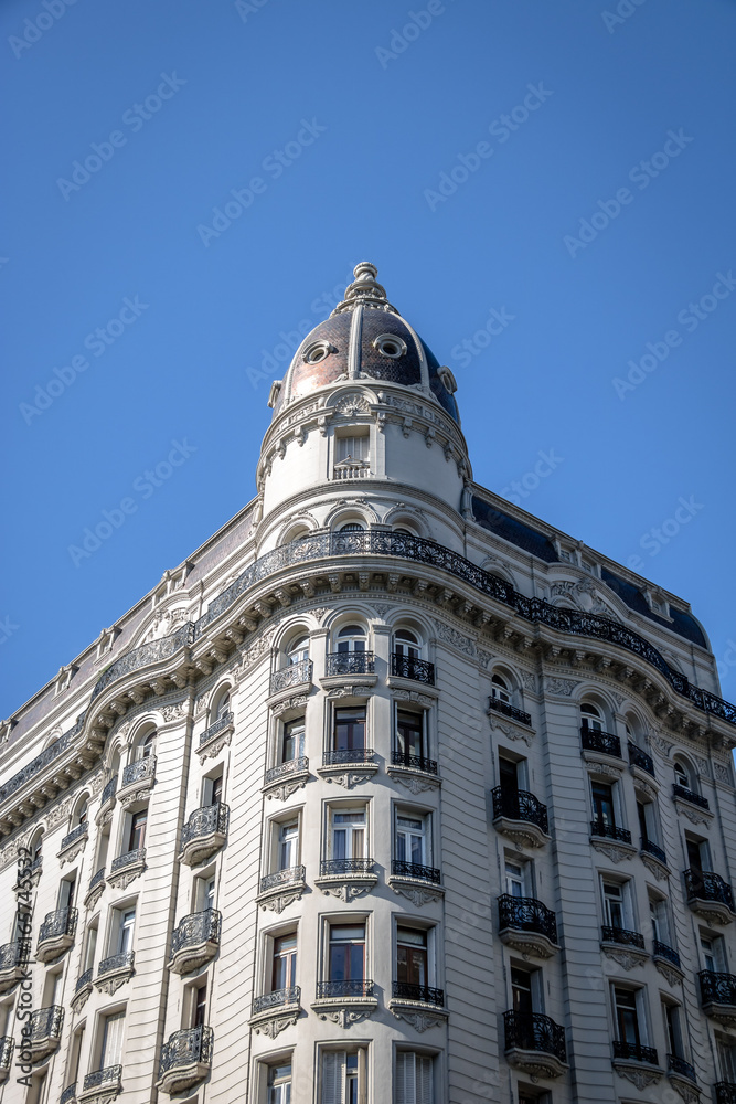 Building in downtown city - Montevideo, Uruguay