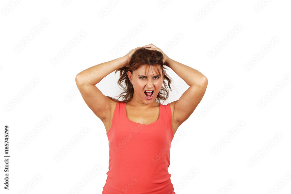 Anrgry woman Anrgry woman