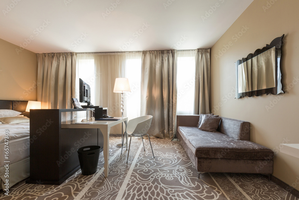 Fototapeta premium Hotel bedroom