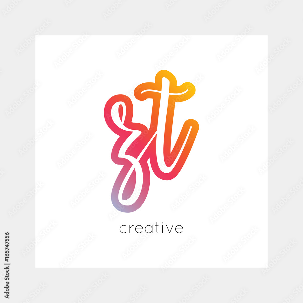 ZT logo, vector. Useful as branding, app icon, alphabet combination, clip-art. ZT logo, vector. Useful as branding, app icon, alphabet combination, clip-art.