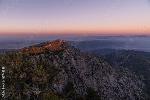 sunset Cucamonga Peak 7