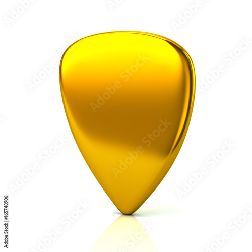 Free Download Golden guitar pick - GFXLoad