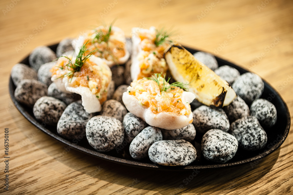 Tartare of salmon Tartare of salmon