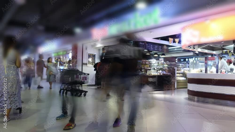 grocery store shopping time lapse shot grocery store shopping time lapse shot