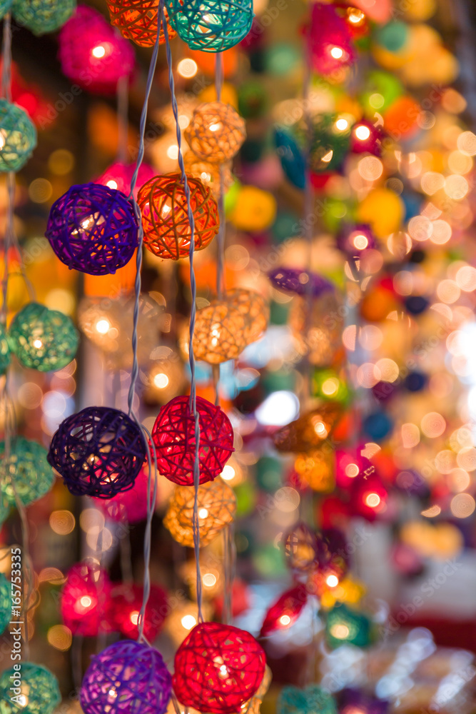 Colorful Hanging Illuminations - Beautiful Festival Decoration