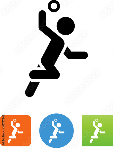 Handball Player Icon - Illustration