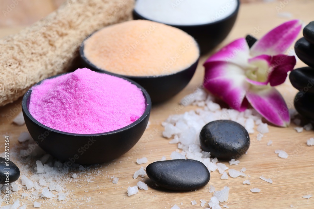 Salt scrub spa treatment Salt scrub spa treatment