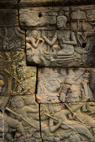 Religious Carving - Bayon Temple