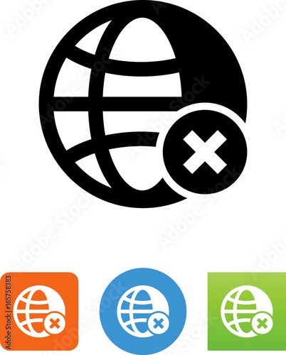 Internet Offline Icon - Illustration