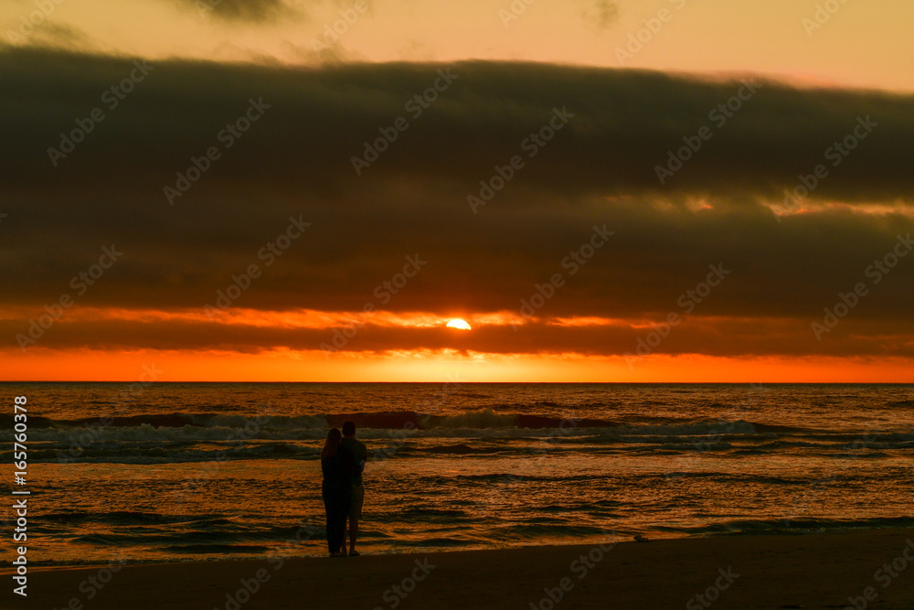 Fototapeta premium Sunset at Cannon Beach