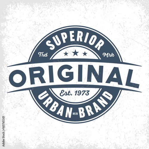 Original Urban Brand Label For Tee Print