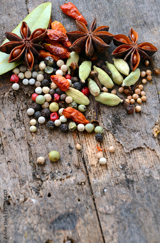 Herbs and spices selection