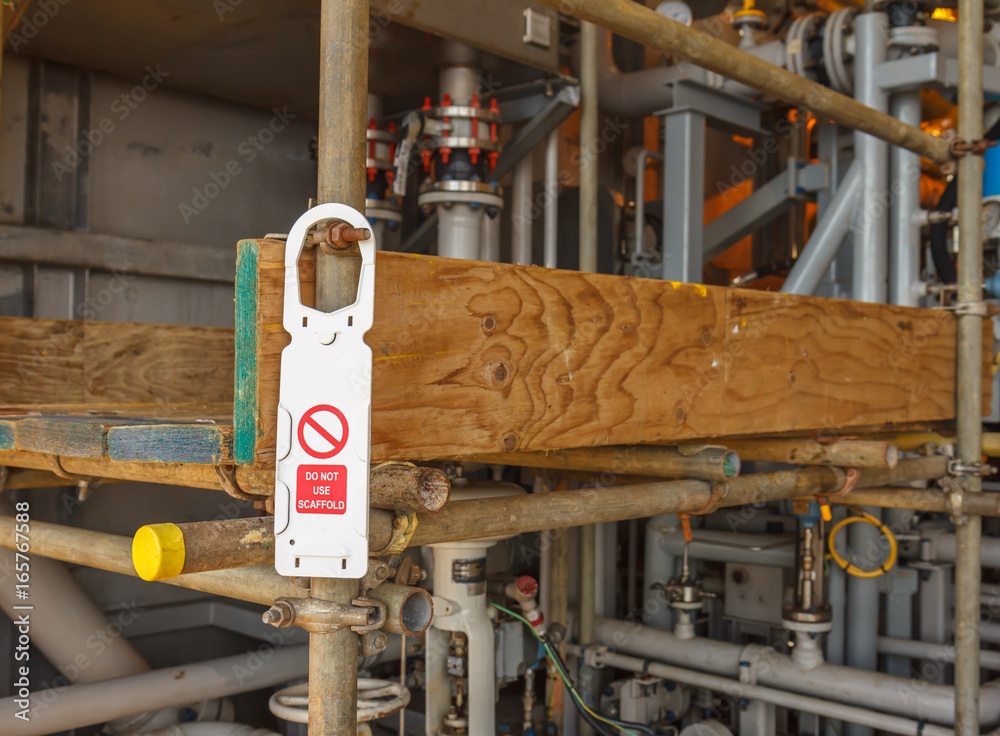 Scaffolding tags are for hanging detailing labels on scaffolding in sea ...