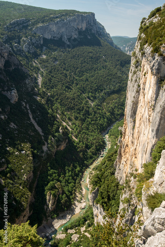 Scenic Verdon gorge in Provence region of France