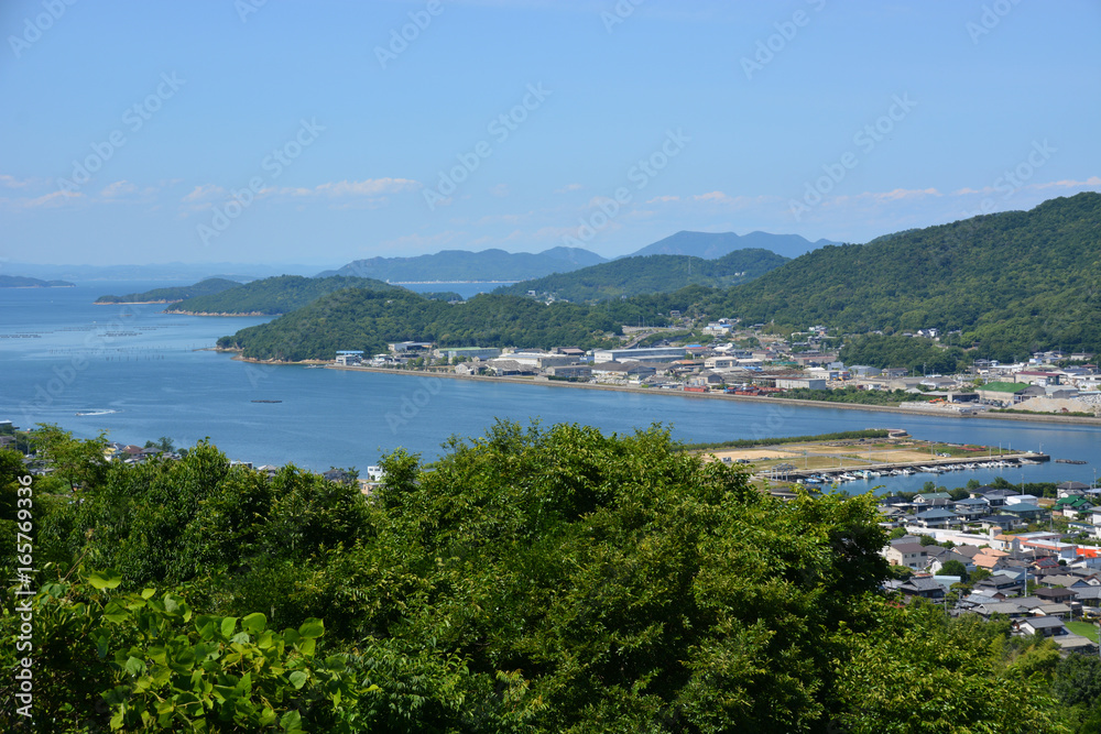 屋島　Aerial view of Yashima, Setouchi, Kagawa, Japan