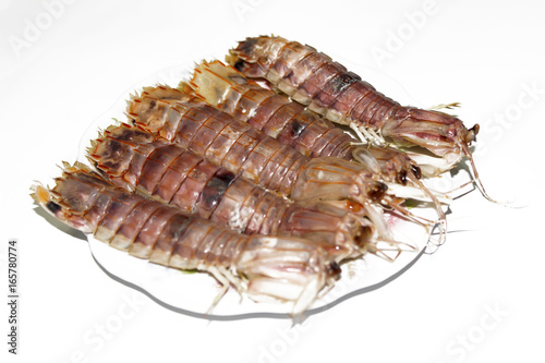 steamed shrimp dish
