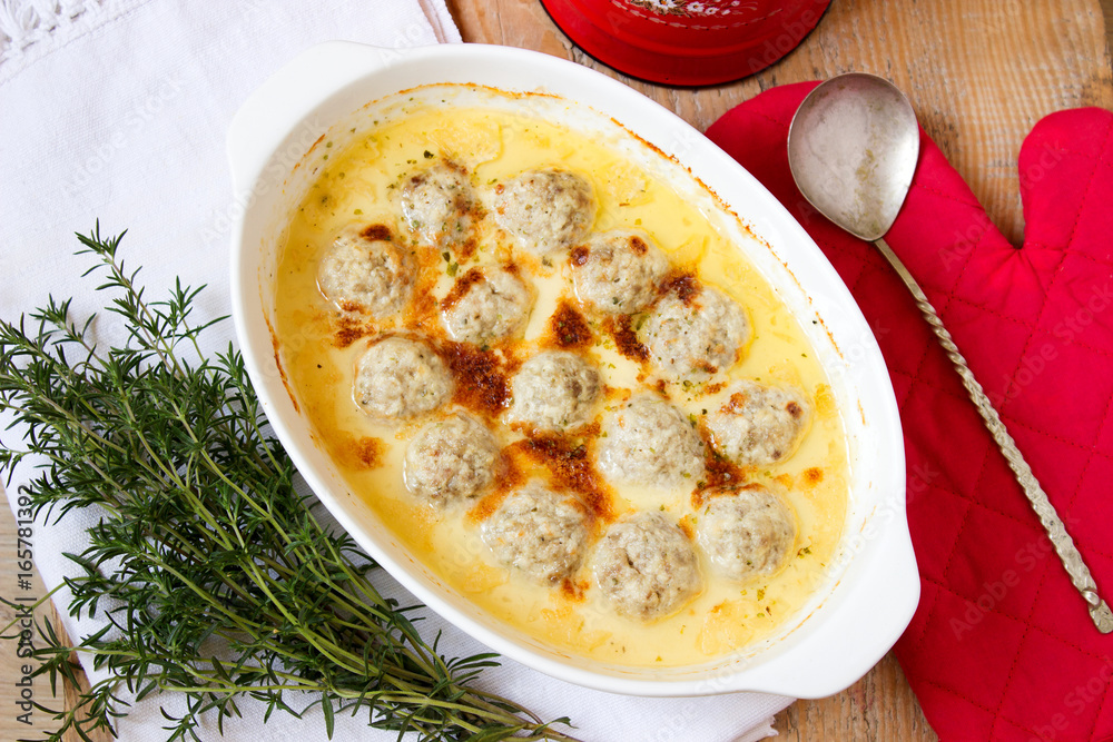 Meatballs in spicy cream sauce Meatballs in spicy cream sauce