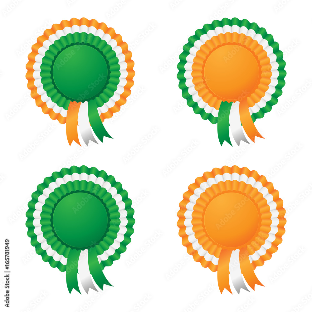 indian flag label design art