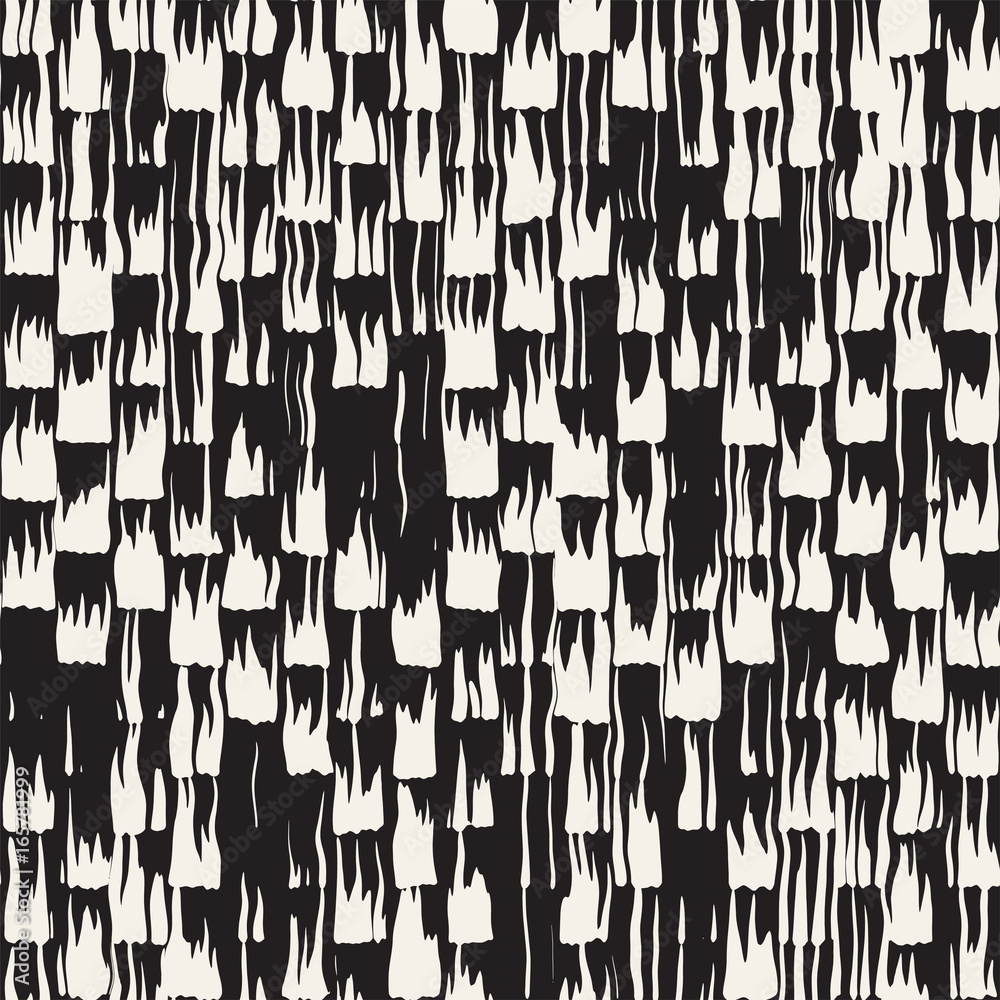 Vector seamless pattern with brush stripes and strokes. Black and white background with ink elements. Hand painted grunge texture. Vector seamless pattern with brush stripes and strokes. Black and white background with ink elements. Hand painted grunge texture.
