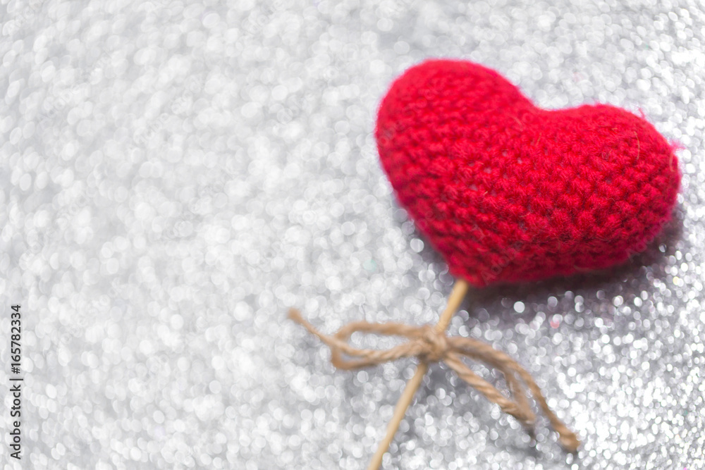 Fototapeta premium glitter blink fashion and luxury love heart concept.