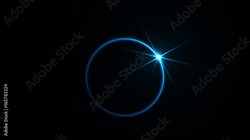 Abstract ring background wi...
