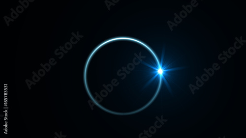 Abstract ring background wi...