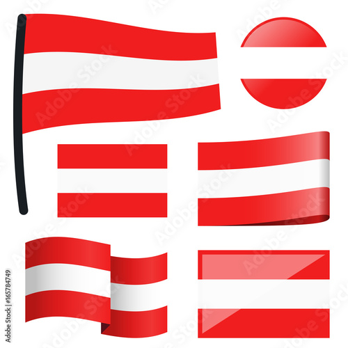 collection flags Austria