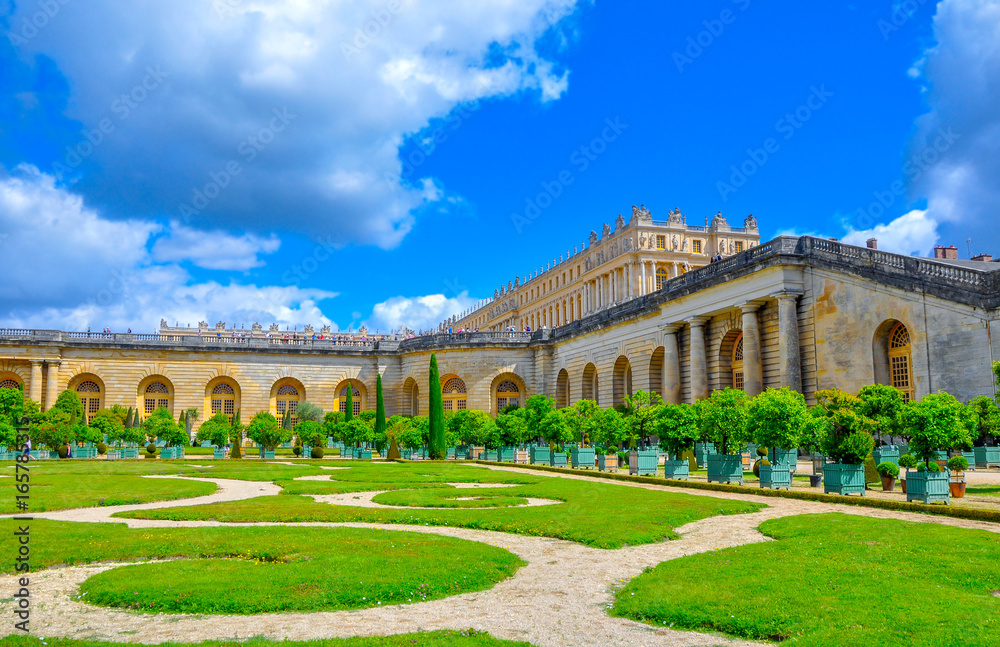 palace and park Versailles complex, the historical residence of the French kings