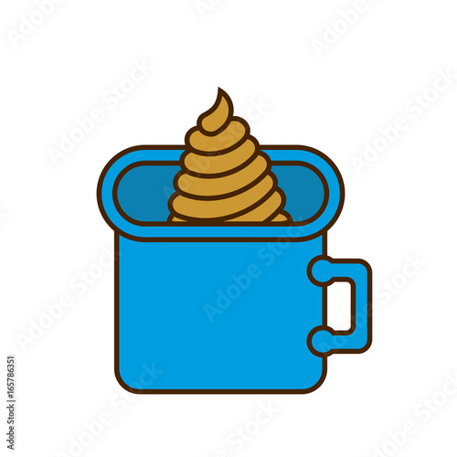 Shit in pot. Poop in boiler. Turd in bowler