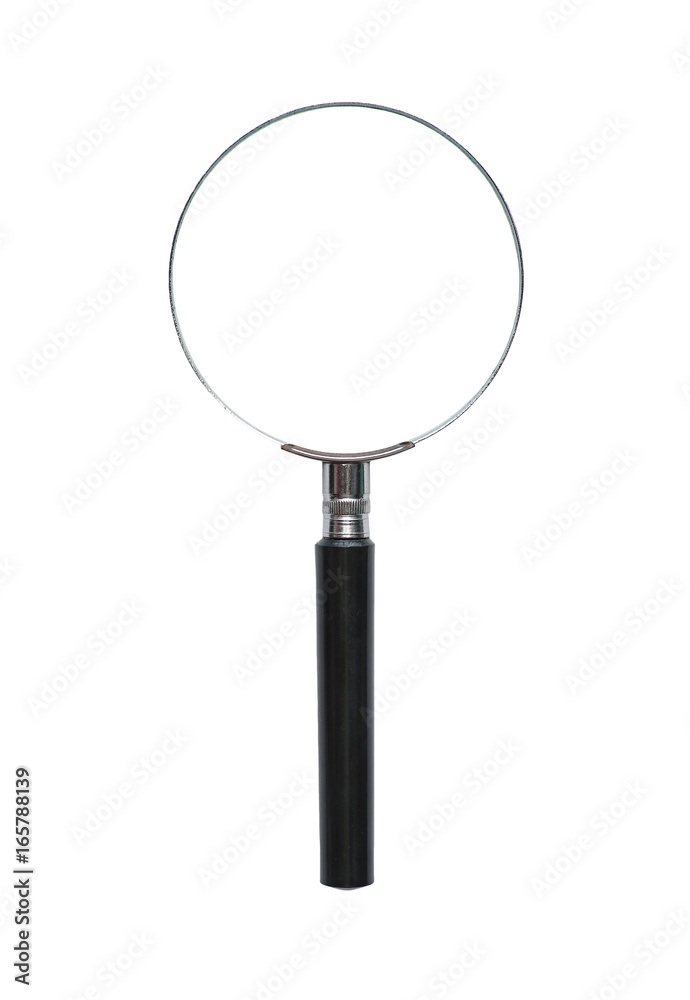 Magnifying glass isolated on white background. Magnifying glass isolated on white background.