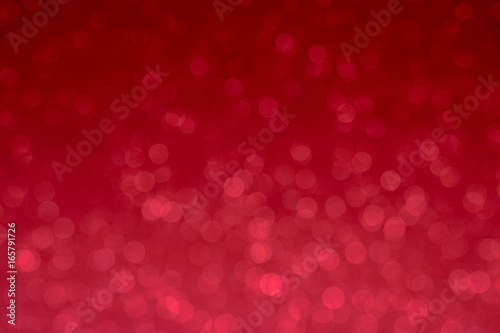 Christmas red bokeh background. The concept of love , Valentine and Christmas' day