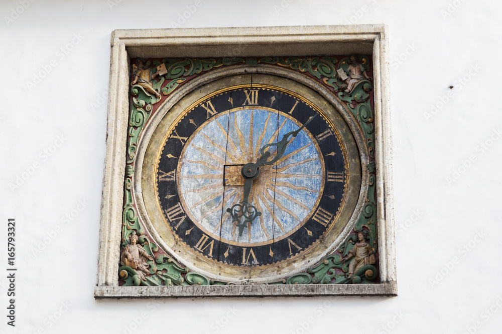 medieval clock of the Holy Spirit Church, Tallinn, Estonia medieval clock of the Holy Spirit Church, Tallinn, Estonia