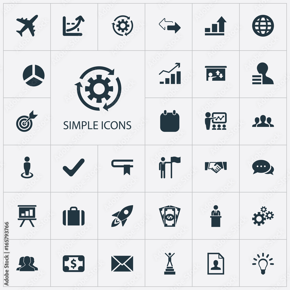 Vector Illustration Set Of Simple Plan Icons Elements Cash Pay Global vector-illustration-set-of-simple-plan-icons-elements-cash-pay-global