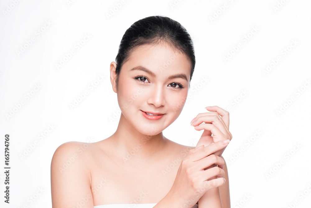 Youth and Skin Care Concept. Beauty Spa Asian Woman with perfect skin Portrait. Youth and Skin Care Concept. Beauty Spa Asian Woman with perfect skin Portrait.