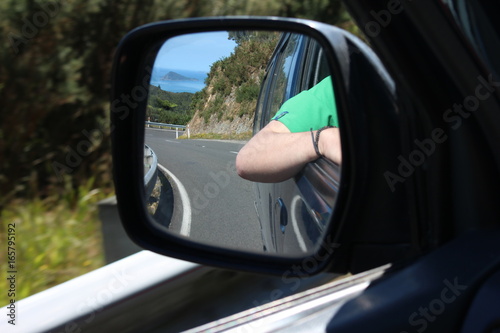 Hitchhiking in New Zealand.