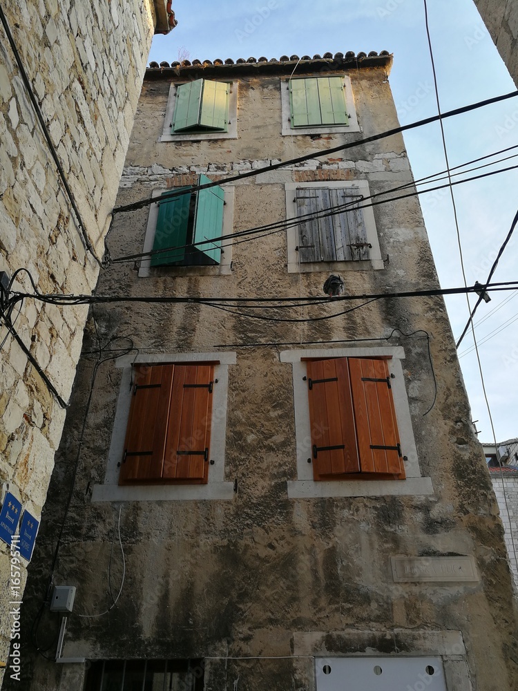 Fenster in Kroatien bunt Split 