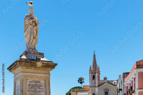 Marina Corta, église, Lipari, Sicile, îles éoliennes photo