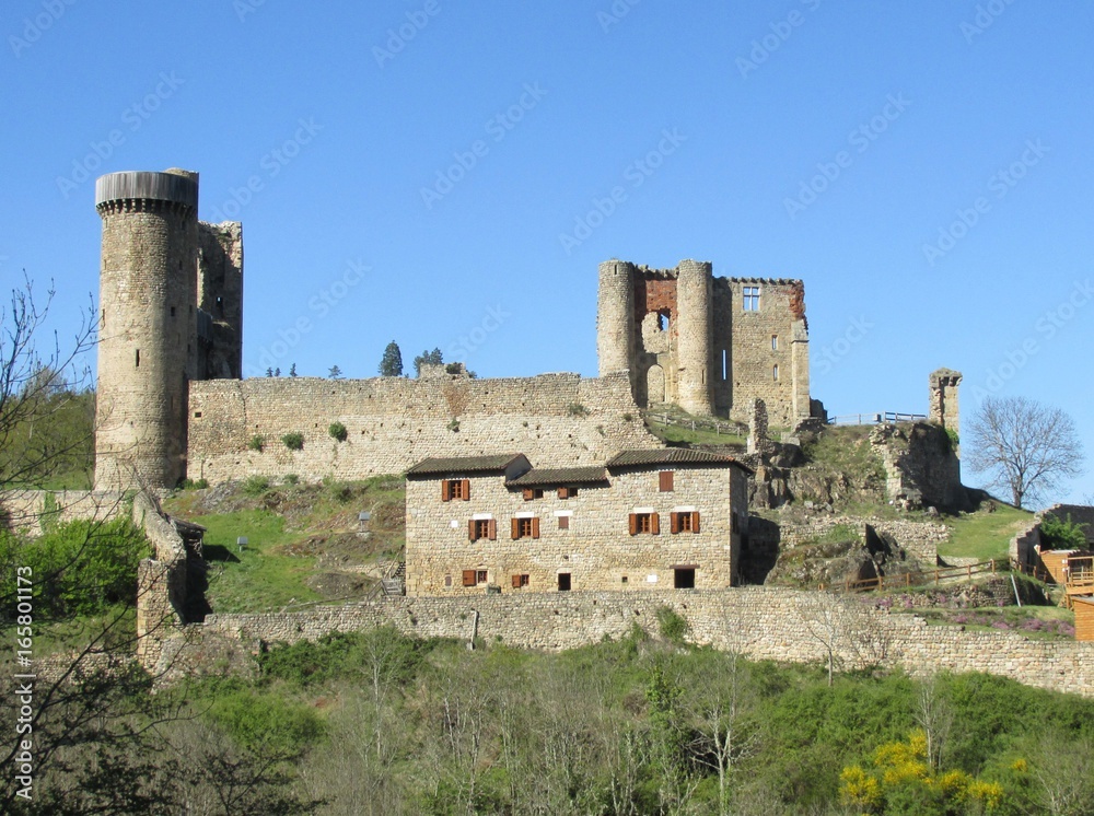 Château de Rochabaron à Bas en Basset