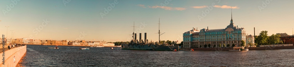 cruiser Aurora, ship museum in St. Petersburg.
