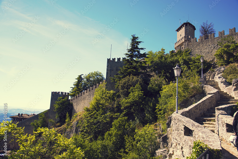 Rocca della Guaita, castle in San Marino republic, Italy