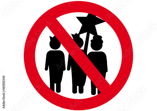  Schild Sternsinger verboten