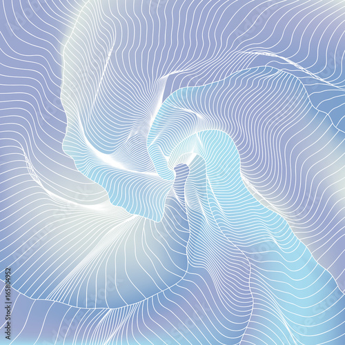 Spiral stripe line abstract...