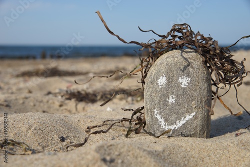 strand merr stein gesicht photo