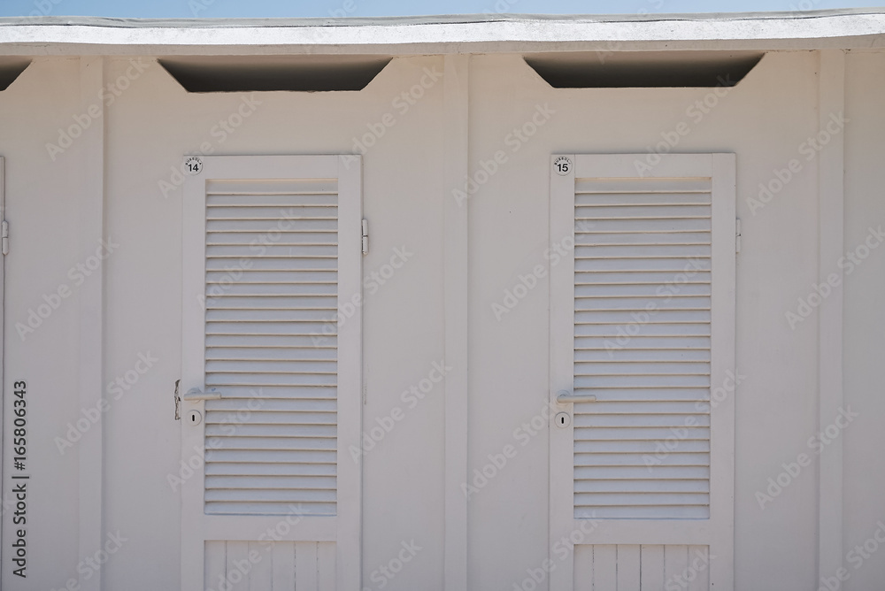 Beach club changing rooms Beach club changing rooms