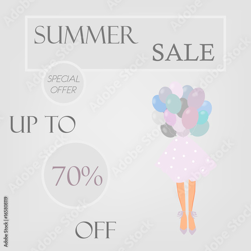 Big summer sale banner