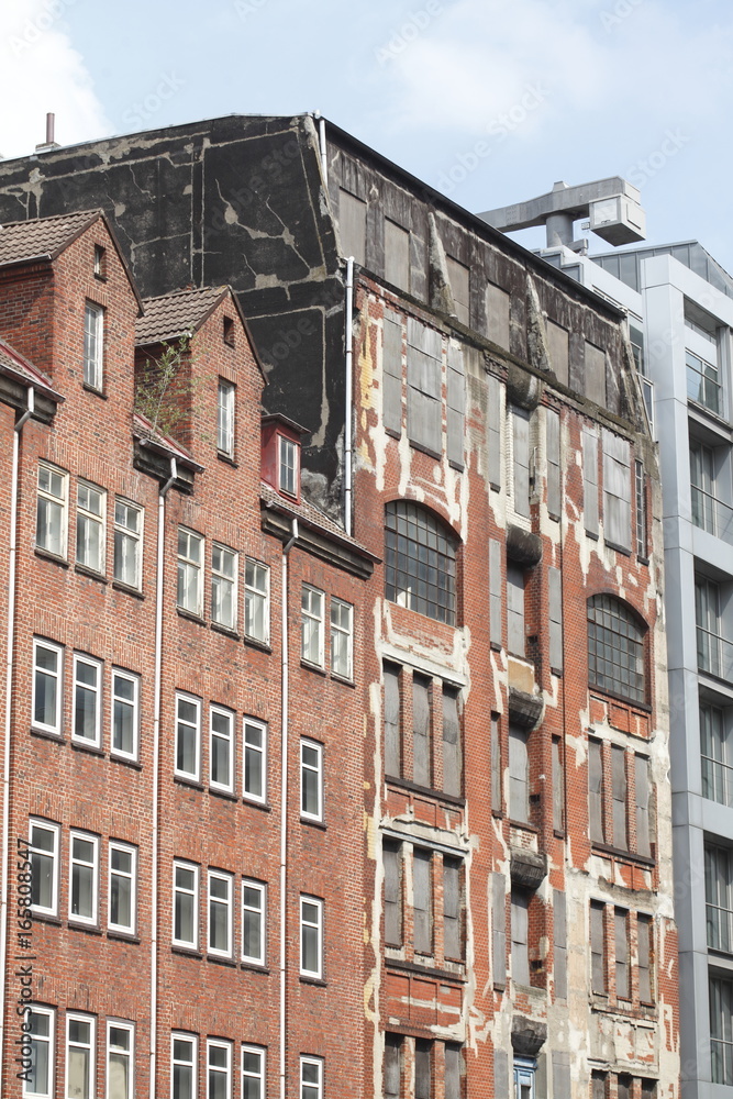 Verfallenes Speichergebäude, Hamburg