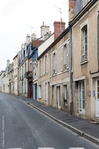 Häuserzeile Frankreich © HNFOTO